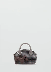 Gingham check bag
