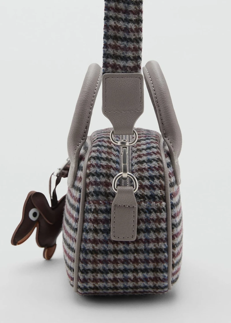 Gingham check bag
