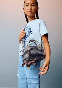 Gingham check bag