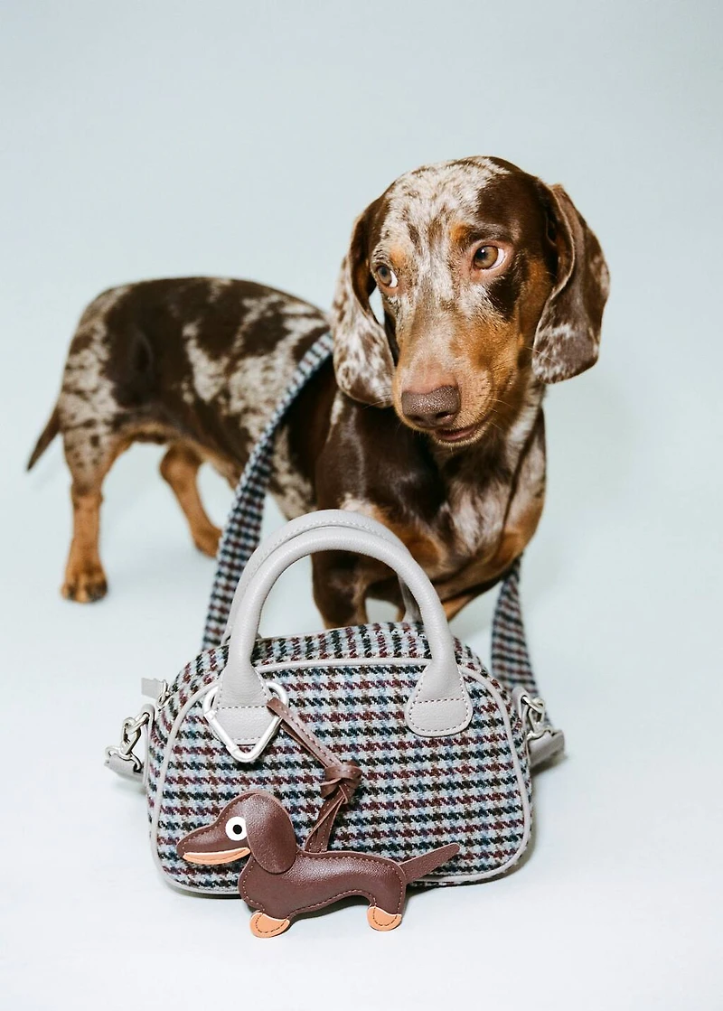 Gingham check bag