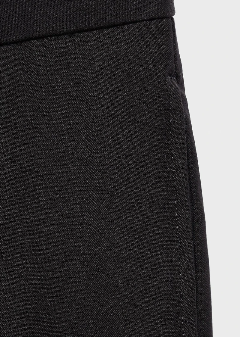 Regular-fit pleated pants