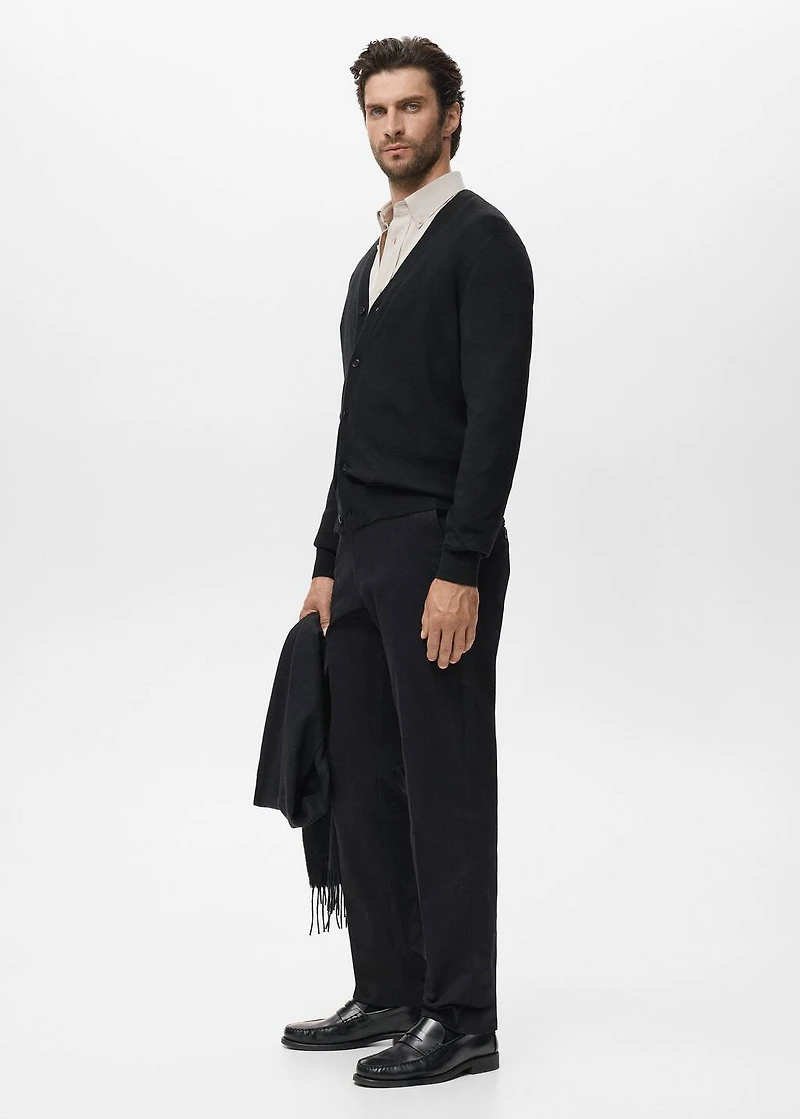 100% merino wool cardigan