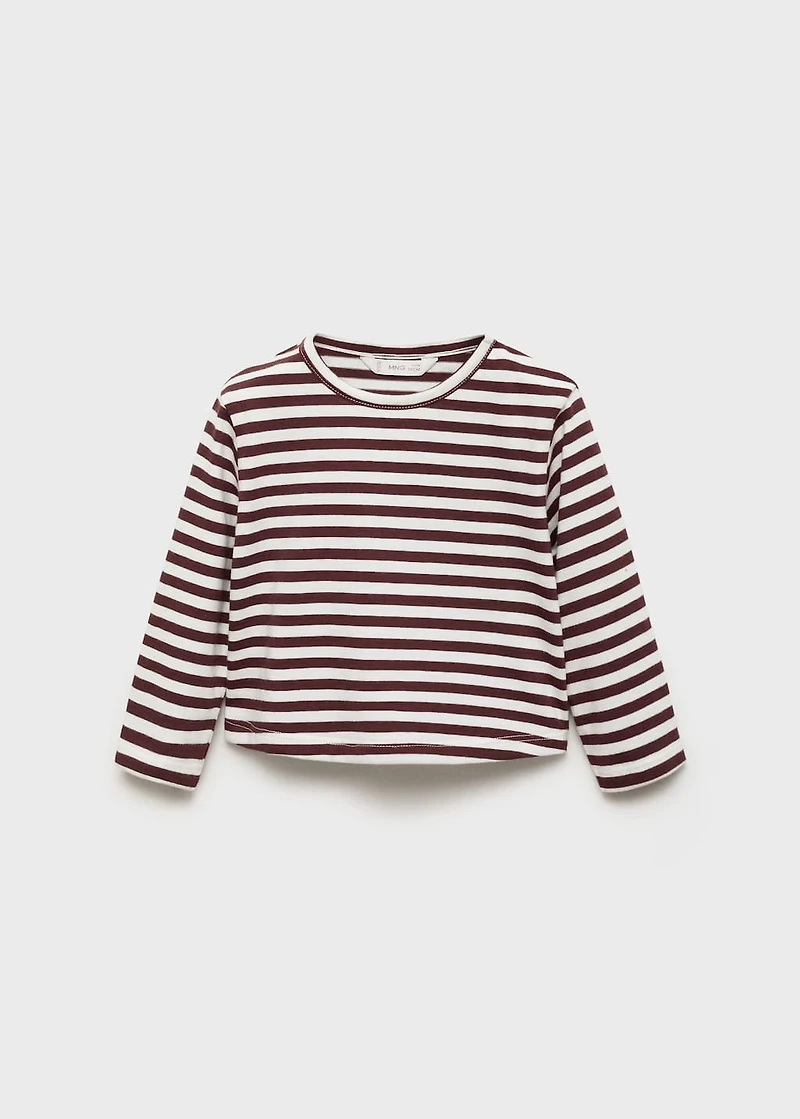 Striped cotton T-shirt