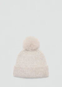 Knitted bobble hat