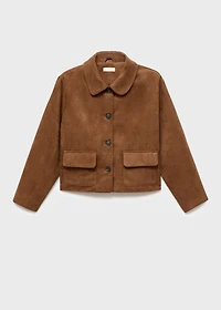Suede effect jacket