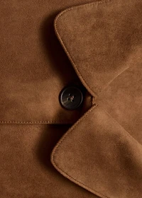 Suede effect jacket