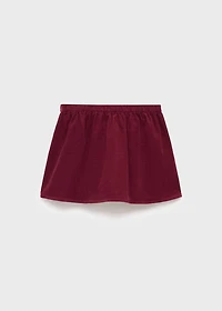 Cotton corduroy skirt