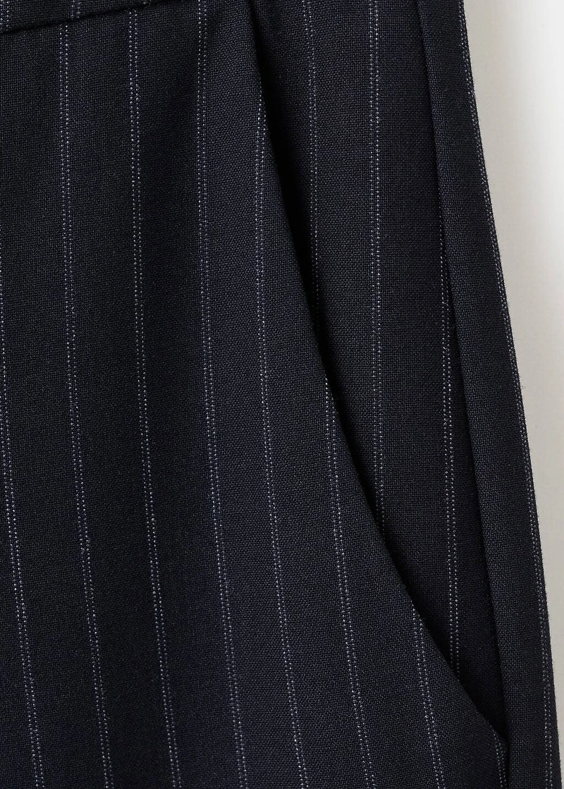 Striped suit pants
