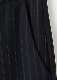 Striped suit pants