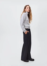 Striped suit pants