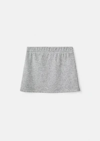 Knitted A-line skirt