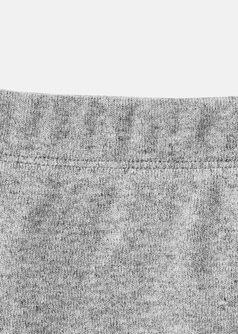 Knitted A-line skirt