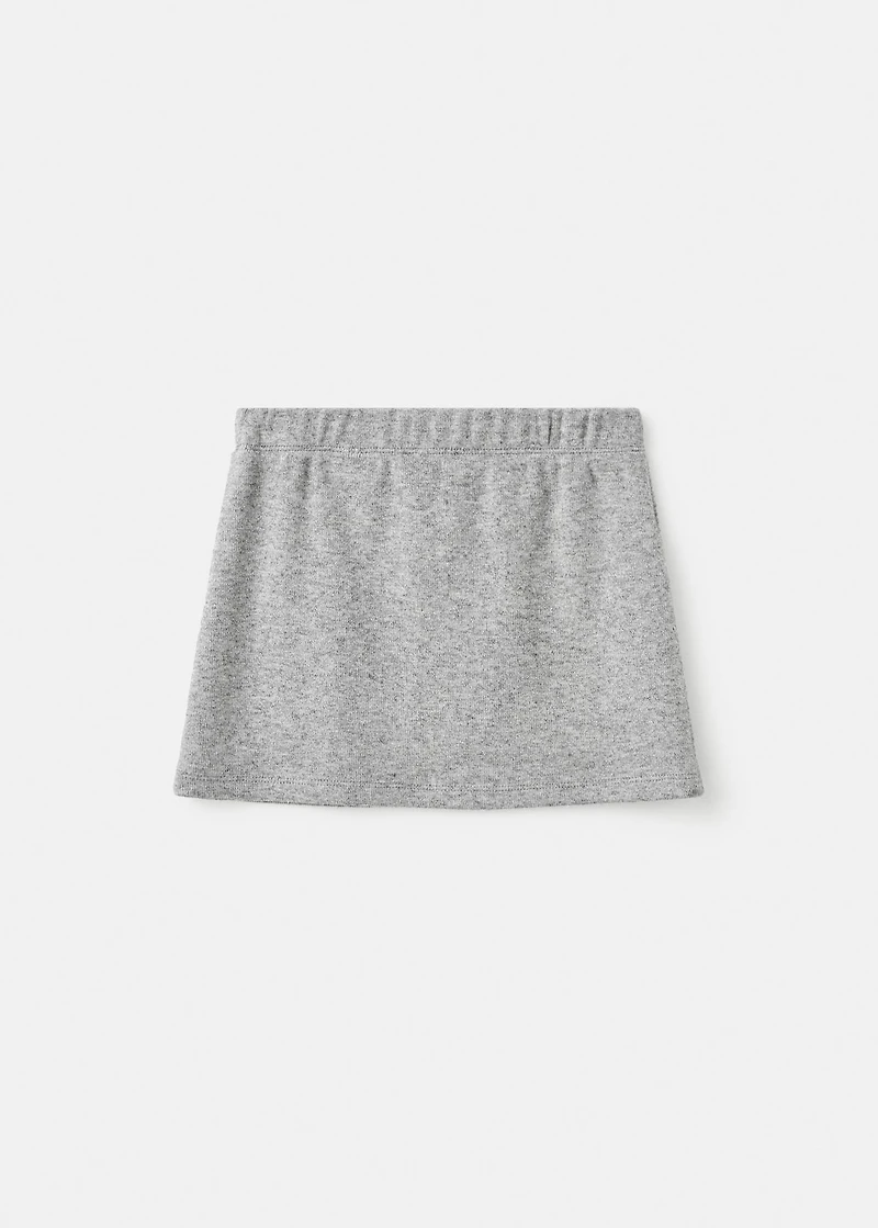 Knitted A-line skirt
