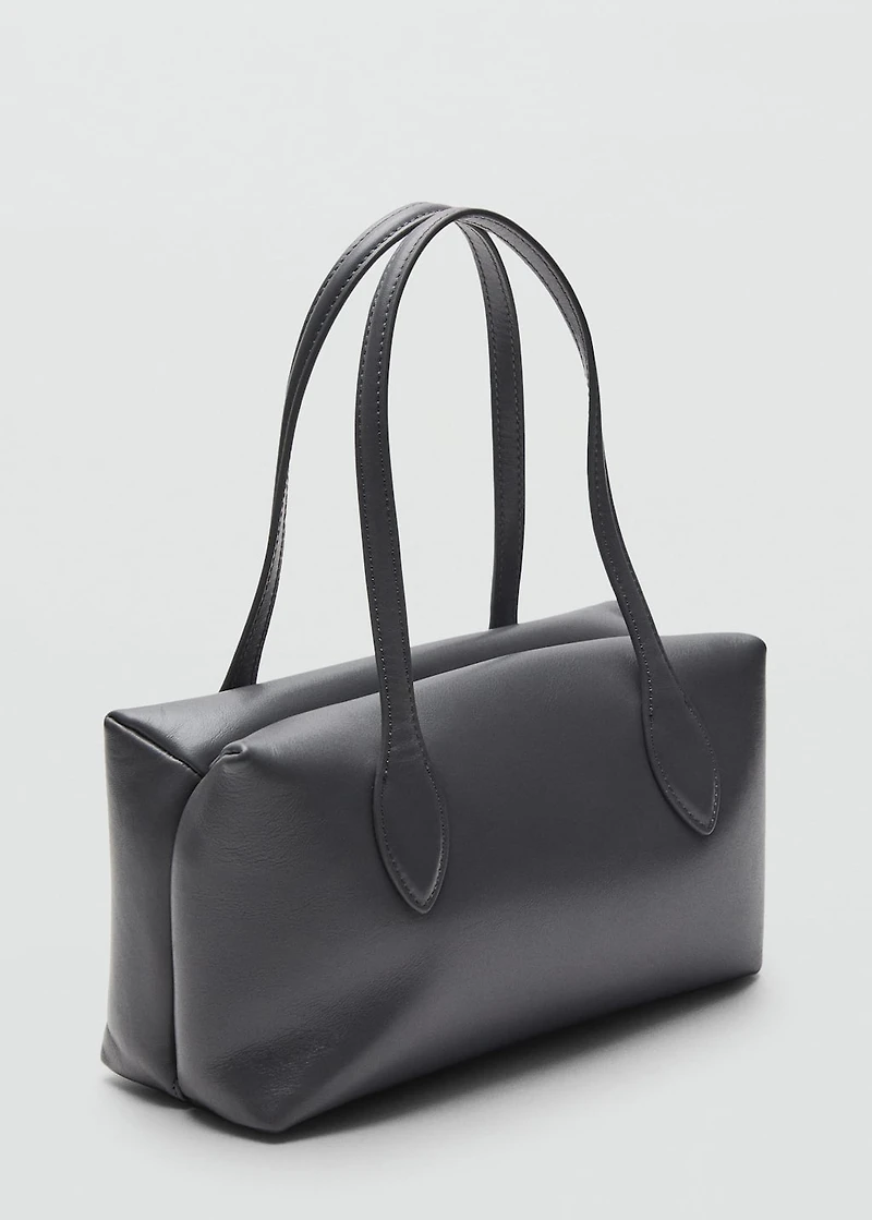 Quilted leather shoulder bag