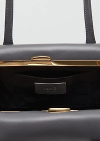Quilted leather shoulder bag