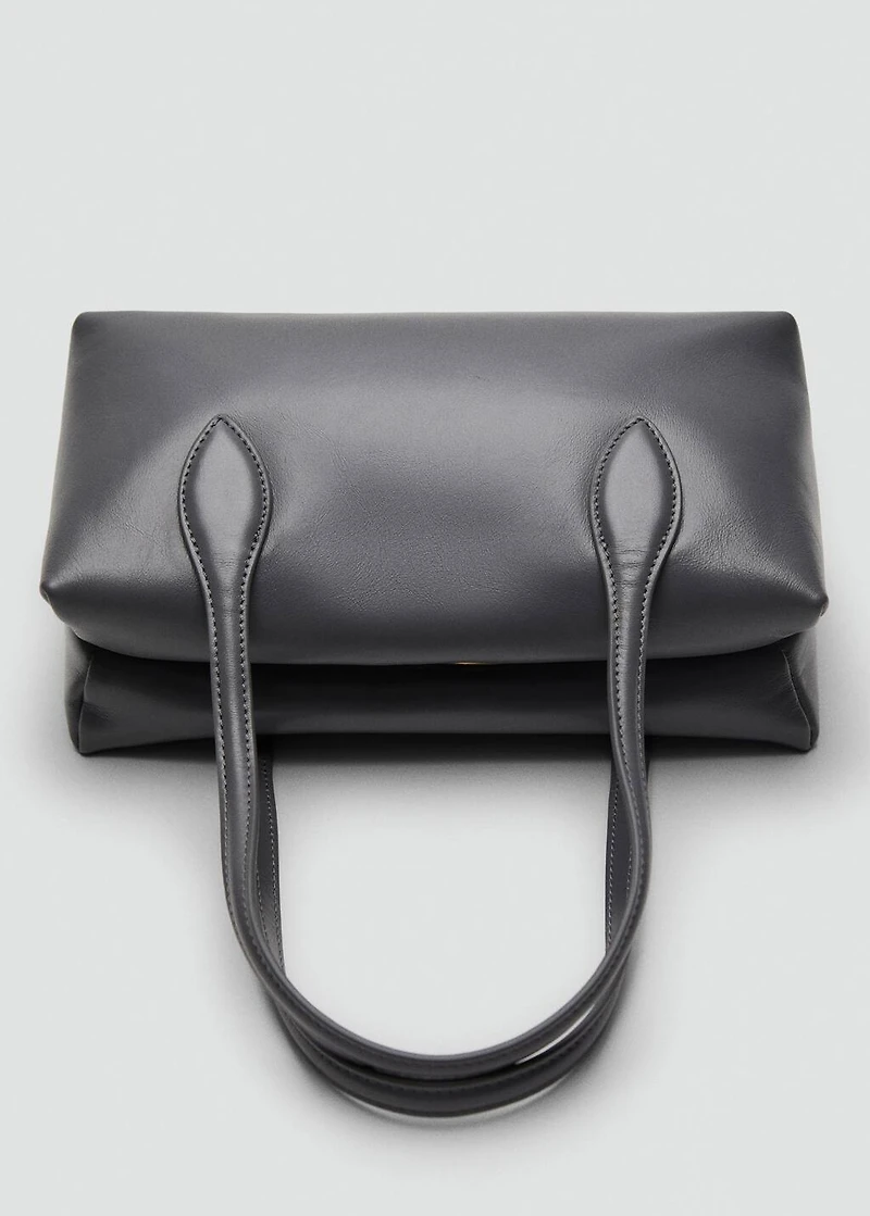 Quilted leather shoulder bag
