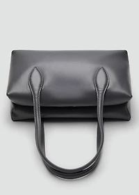 Quilted leather shoulder bag