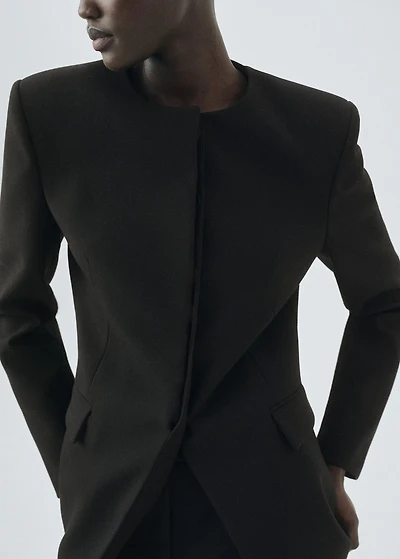 Tailored suit blazer