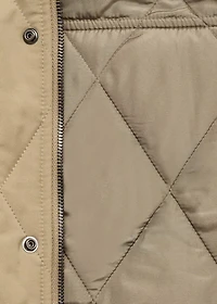Quilted water repellent jacket