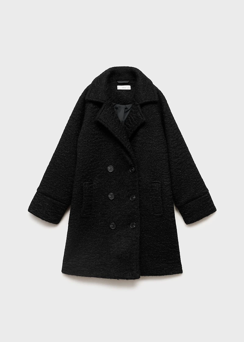 Long cloth coat