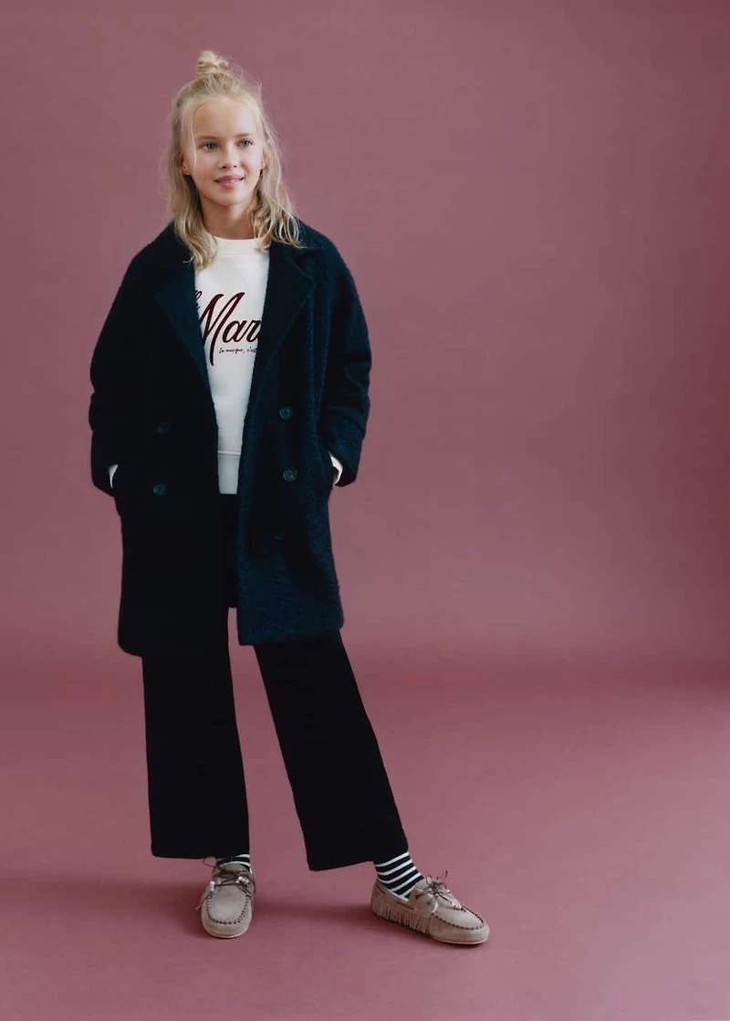 Long cloth coat