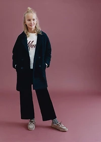 Long cloth coat