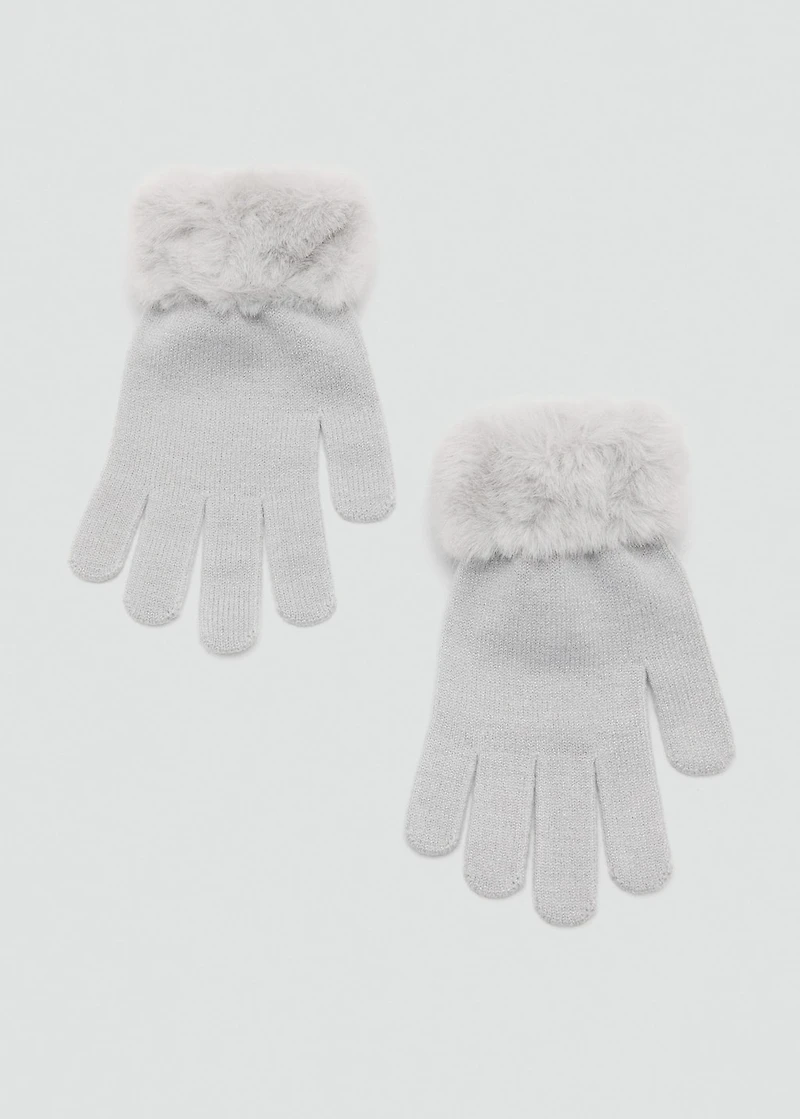 Combined hair gloves