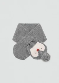 Penguin knit scarf
