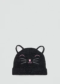 Lurex kitten hat