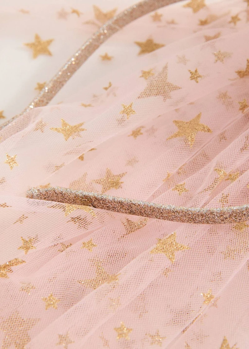 Glitter star tulle headband