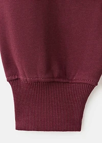 Embroidered hooded sweatshirt