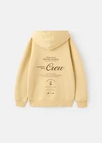 Embroidered cotton sweatshirt