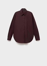 Oversize poplin shirt