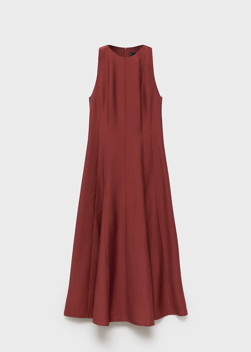 Long flared dress