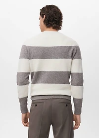 Striped Wool Blend Sweater