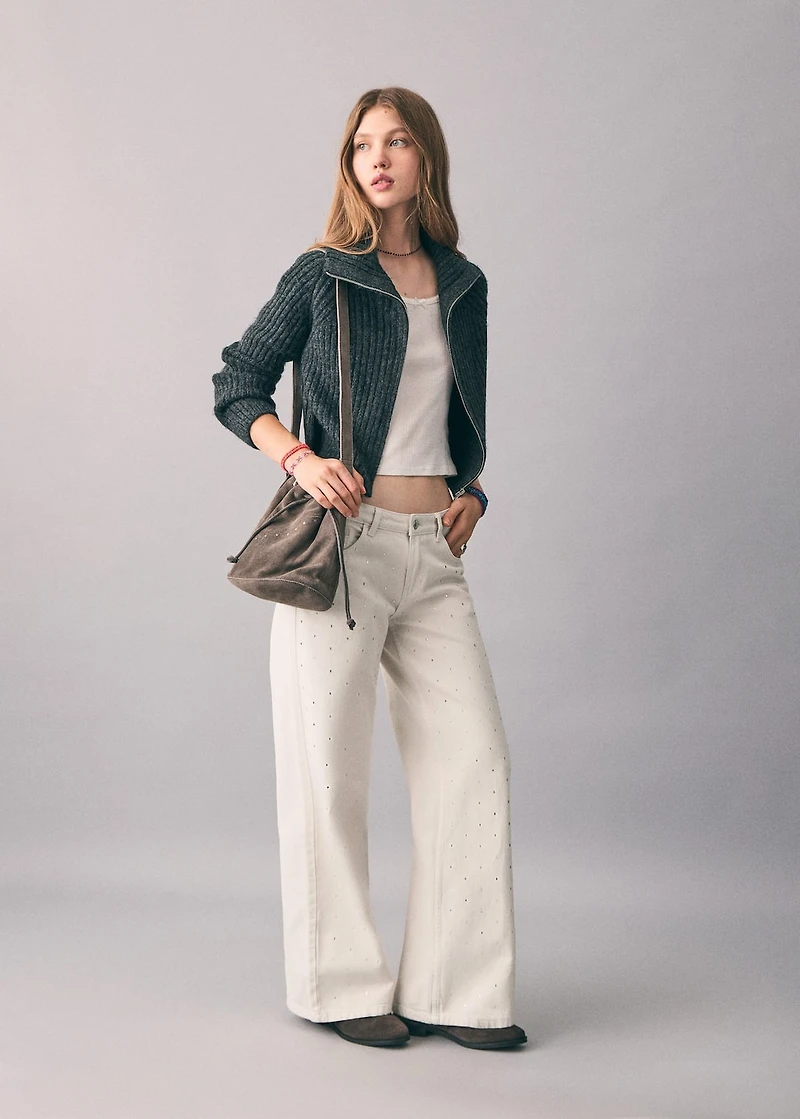 Crystal strass jeans