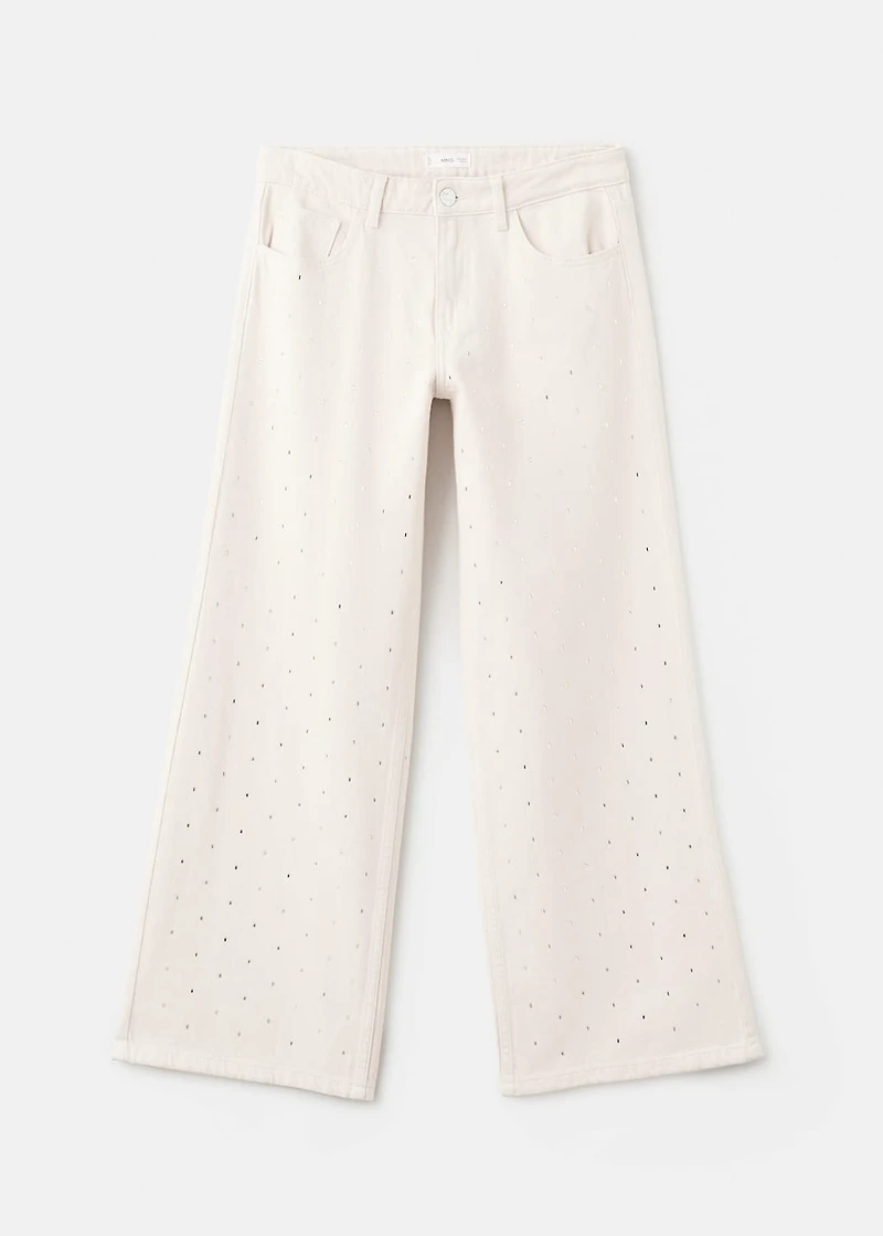 Crystal strass jeans