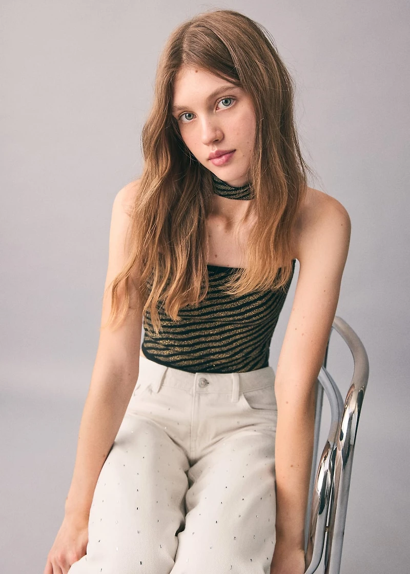 Crystal strass jeans