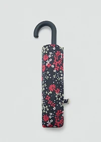 Mini flower-print umbrella