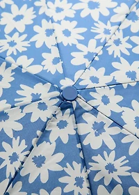 Flower print umbrella