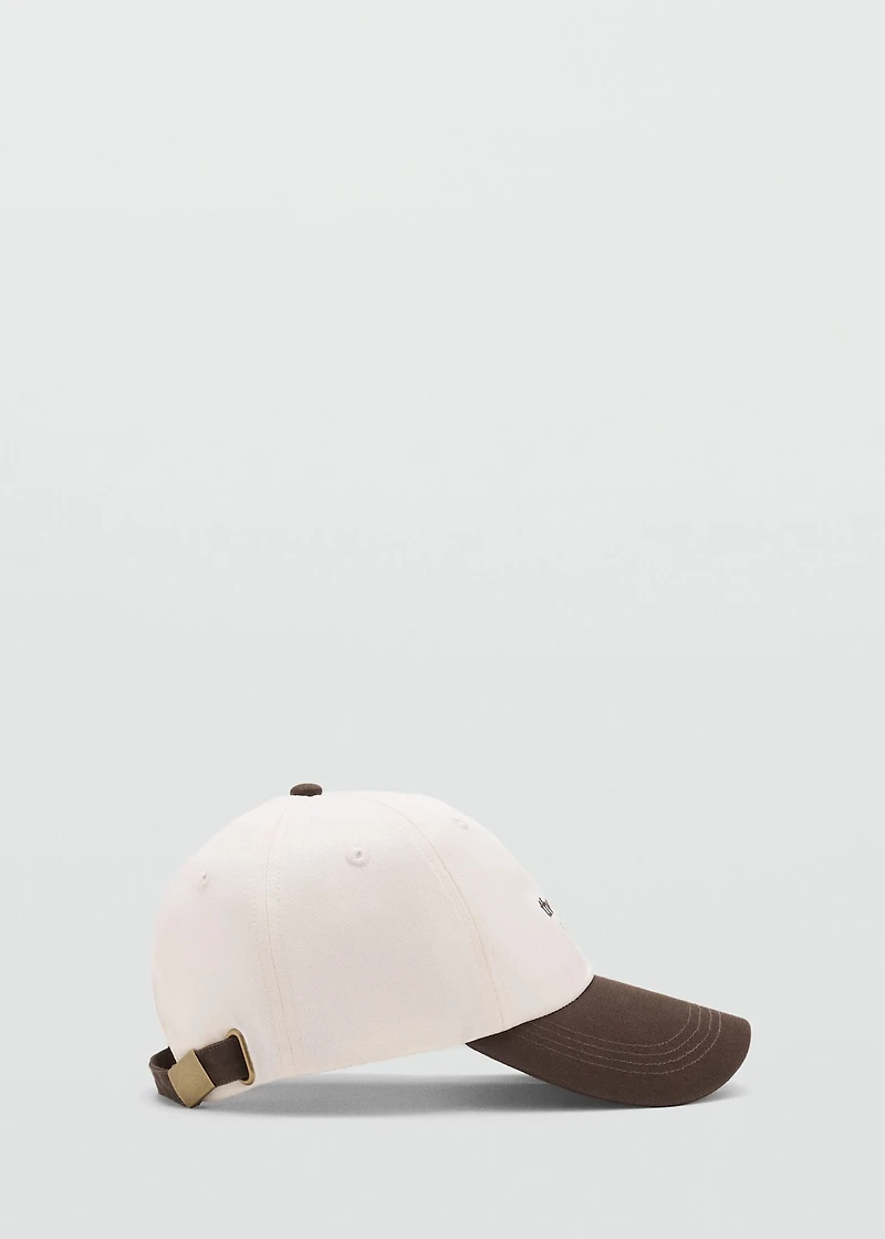 Embroidered message cap