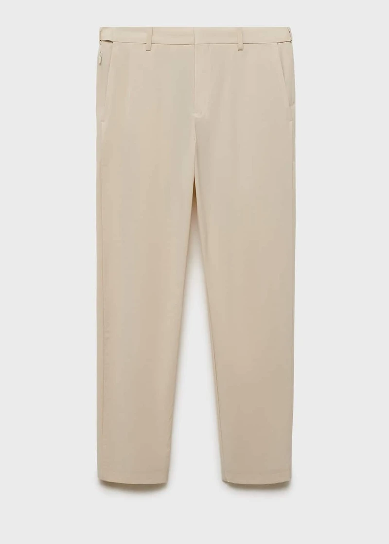 Slim-fit water-repellent pants