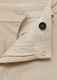Slim-fit water-repellent pants
