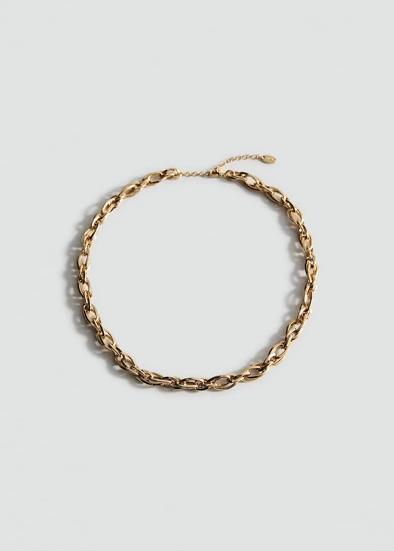 Combined-link chain necklace