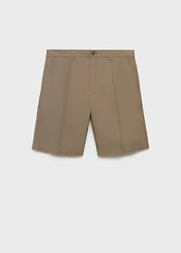 100% linen bermuda shorts