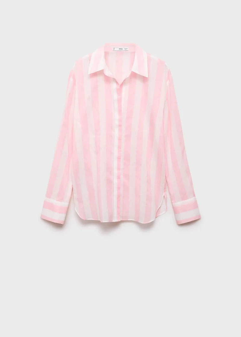 Striped cotton shirt
