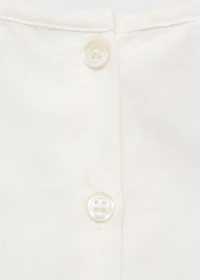 Embroidered cotton blouse
