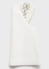 Embroidered cotton blouse
