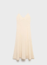 Embroidered midi dress