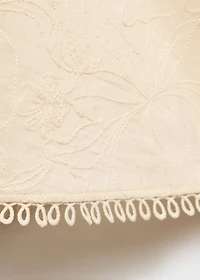 Embroidered midi dress